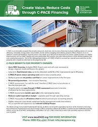 Promotional Flyer for C-PACE Financing Program