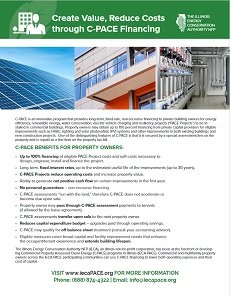 Promotional Flyer for C-PACE Financing Program