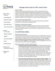 Lender Consent Guide